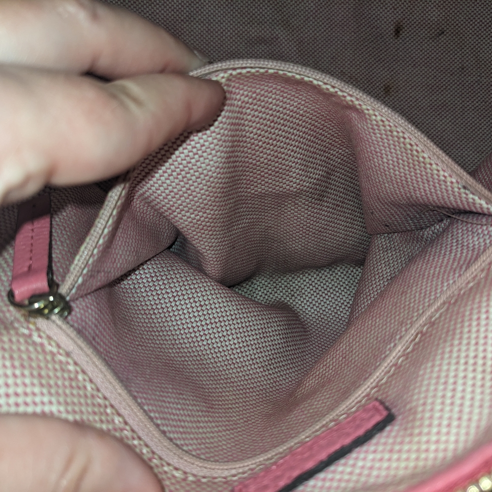 Dooney And Bourke Pink Leather Handbag - Picture 11 of 16